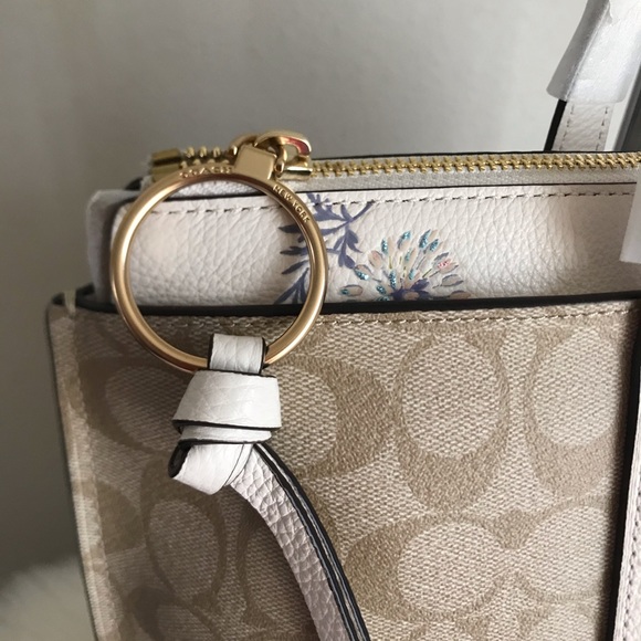 Coach Dandelion Floral Print May Tote - Picture 4 of 11